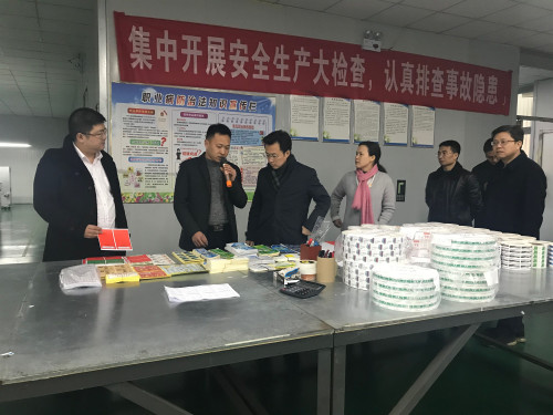 隆昌市常委,副市长王开淮,隆昌市副市长黄泽金等一行到返乡创业园a区